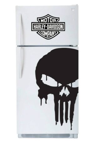 Stickers Frigo Harley Davidson pas cher •.¸¸ FRANCE STICKERS¸¸.•